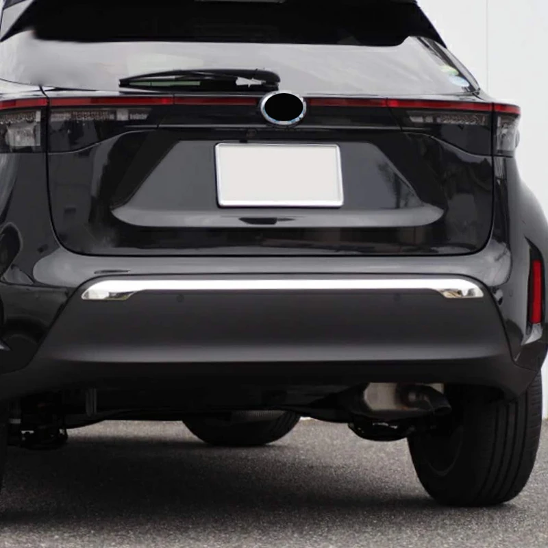 For Toyota Yaris Cross XP210 2020-2023 Chrome Rear Tailgate Bottom Molding Strip Bumper Guard Protector Cover Trim Car Styling