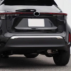 For Toyota Yaris Cross XP210 2020-2023 Chrome Rear Tailgate Bottom Molding Strip Bumper Guard Protector Cover Trim Car Styling