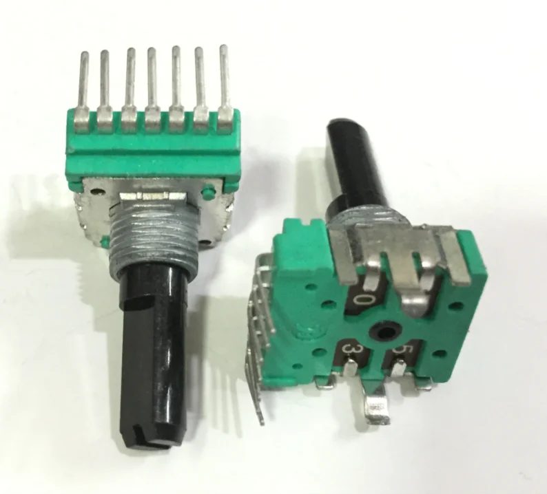 Taiwan f PuYao rk14 7-pin duplex potentiometer b50k shaft length 20mm dual channel volume potentiometer