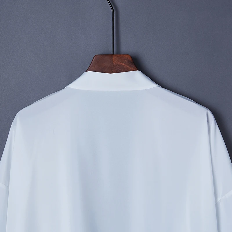 Cardigã de quimono japonês para mulheres e homens, casaco liso, haori, vestuário exterior branco fino e solto, moda verão 2020