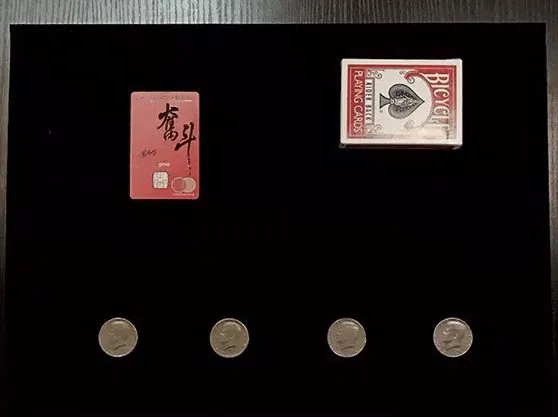 Secret Mat Magic Tricks Appearing Close Up Poker Deck Card Pad Close Up Illusions Mentalism Magic Prop Professional Magician