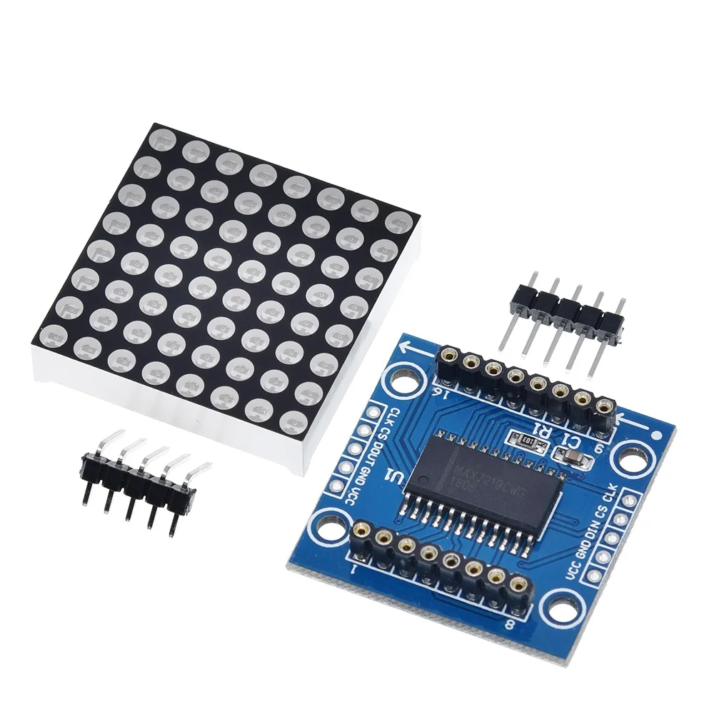 TZT MAX7219 dot matrix module microcontroller module display module finished goods , Can be together for arduino programming