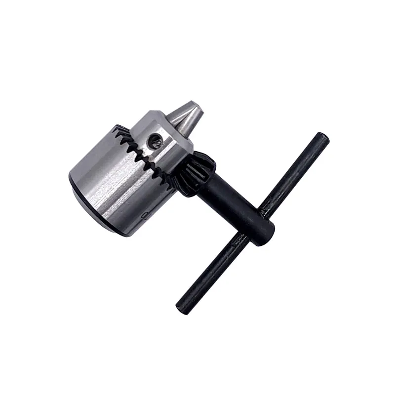 0.3-4mm Mini Drill Chuck Micro JTO Taper Mounted Drill Chuck and Chuck Key Lathe Accessories Adapter with Key