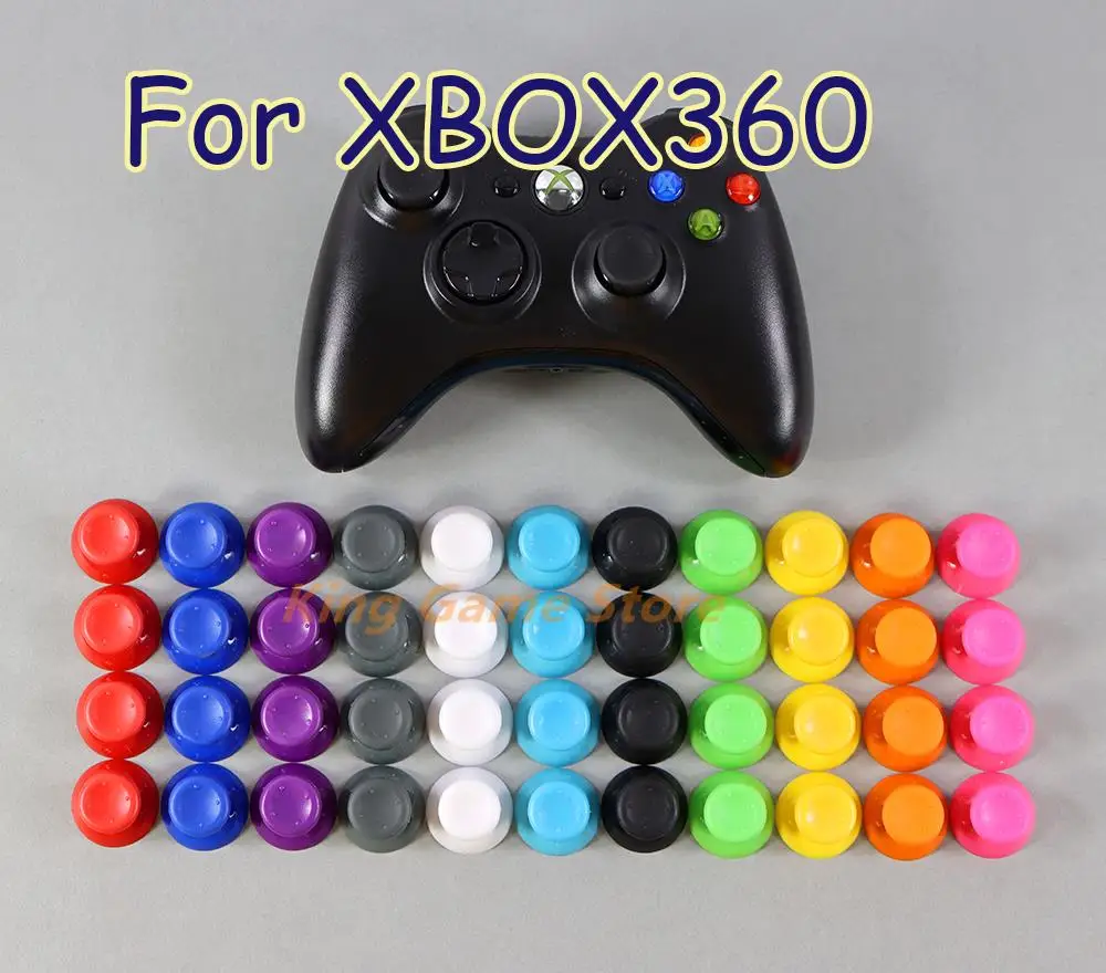 

500pcs/lot Replacement 3D Analog Stick Cover Plastic Thumbstick Joystick Mushroom Cap For Xbox360 Wireless Controller