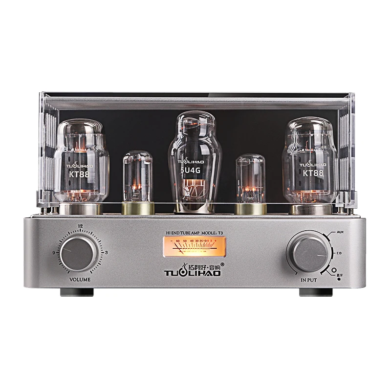 Latest arrival version T3 KT88 Single-Ended Tube Amplifier Class A Audiophile Bluetooth 5.0  5U4G 6N8P Tube amplifier