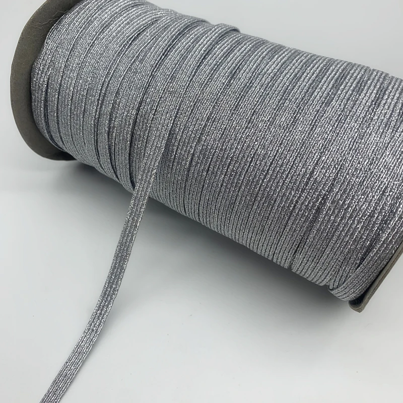 Metallic Color Elastic Ribbon for Sewing Accessories