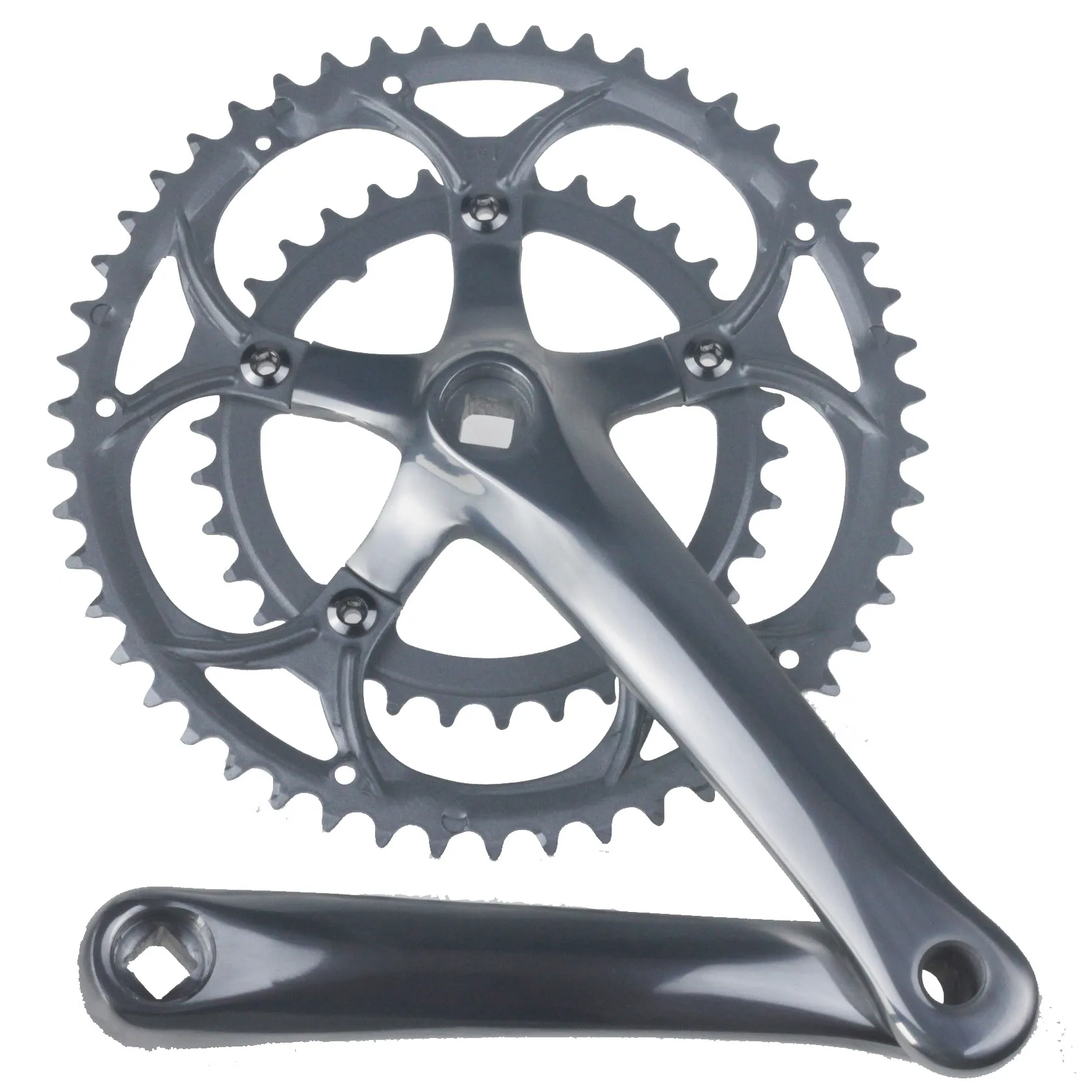 Road Bike Crankset Bicycle Aluminum Alloy 50-34T  8/9S Sprocket Square Hole Racing 170mm Crank Cycling Accessories