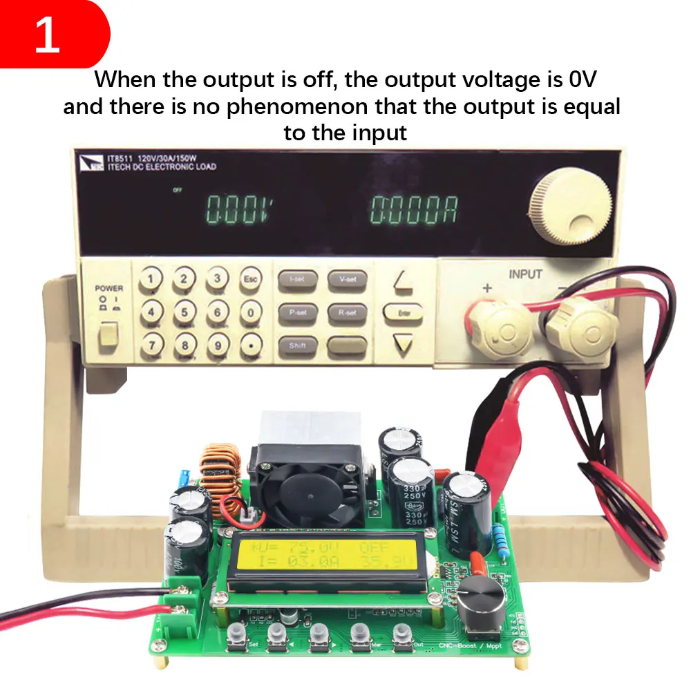 Imagem -04 - Booster Converter Step up Módulo de Alimentação Dc-dc nc cv cc Step up Converter Board 12v120v 0-15a Mppt Ajustável 800w Dpx800s