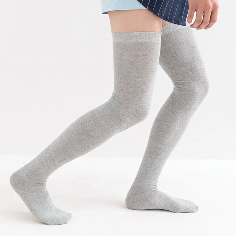 Calcetines largos y cálidos de algodón para hombre, Invierno