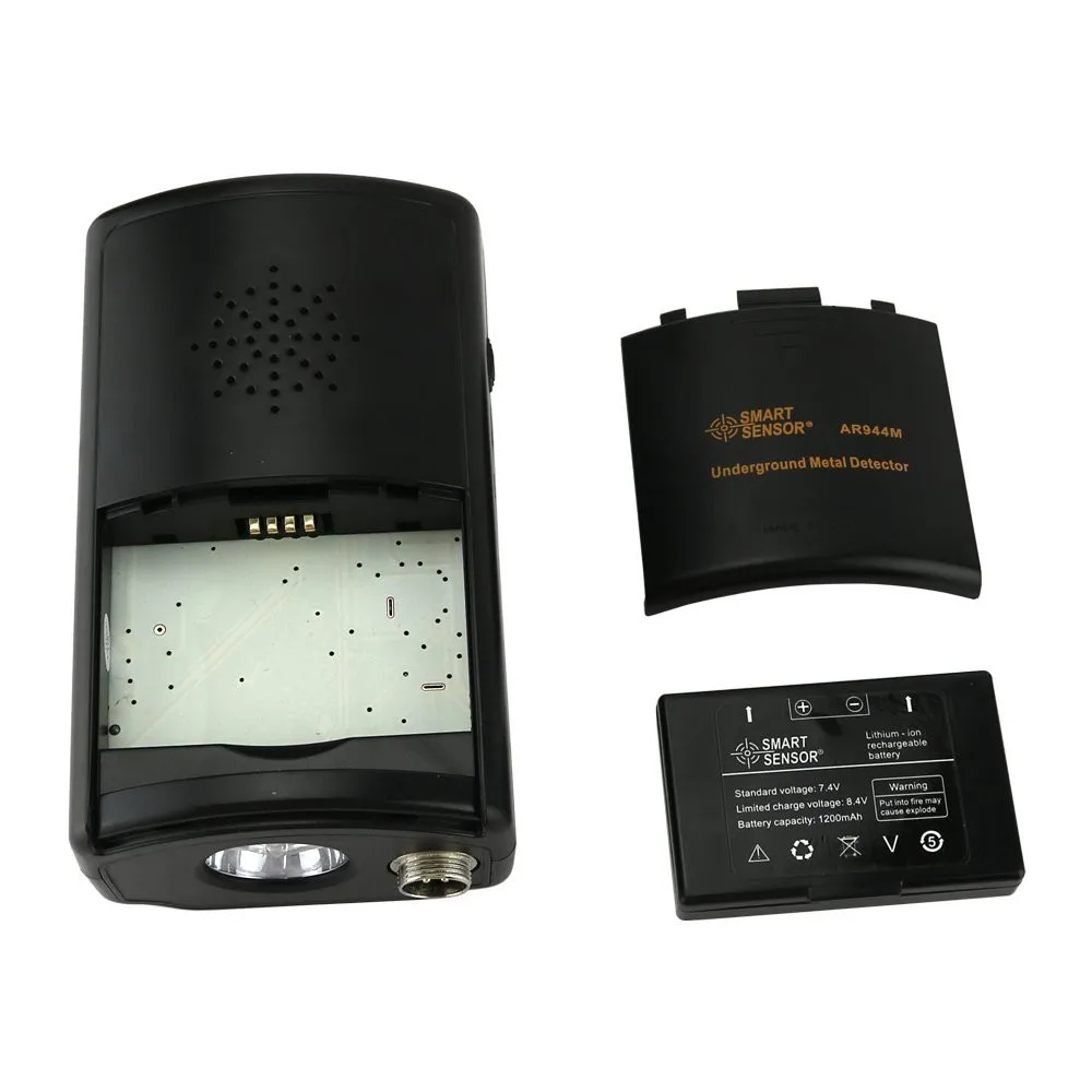 Metal Detector UnderGround Depth1.8m AR944M Scanner Finder Tool 1200mA Li-Battery for Gold Digger Treasure Seeking Hunter Tester