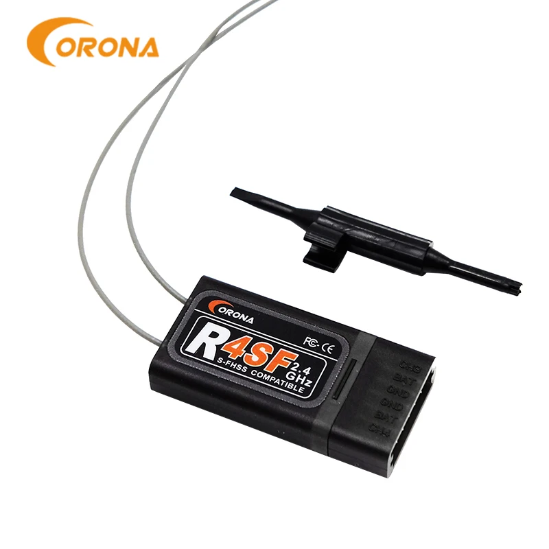 Corona 4 Channel R4SF S-FHSS 4CH Receiver For FUTABA Transmitter Radio