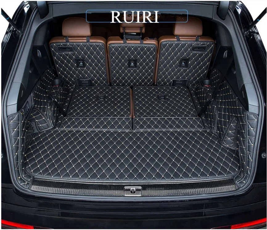 

Good quality! Special car trunk mats for Audi Q7 7 seats 2023-2015 waterproof cargo liner boot carpets for Q7 2022,Free shipping