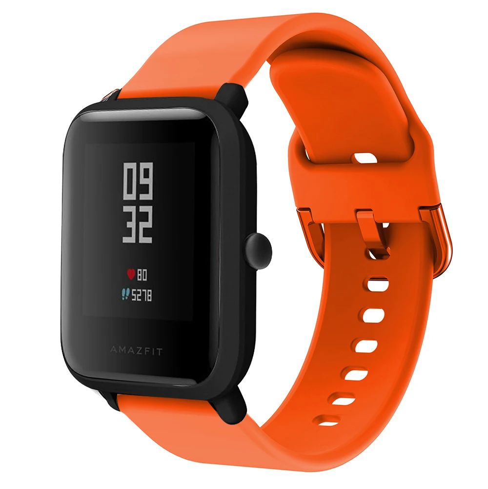 20mm Silicone Strap For Xiaomi Huami Amazfit Bip Lite Bip U/S GTS 4/2 Mini Smart Watch Band for Huami Amazfit GTR 42mm