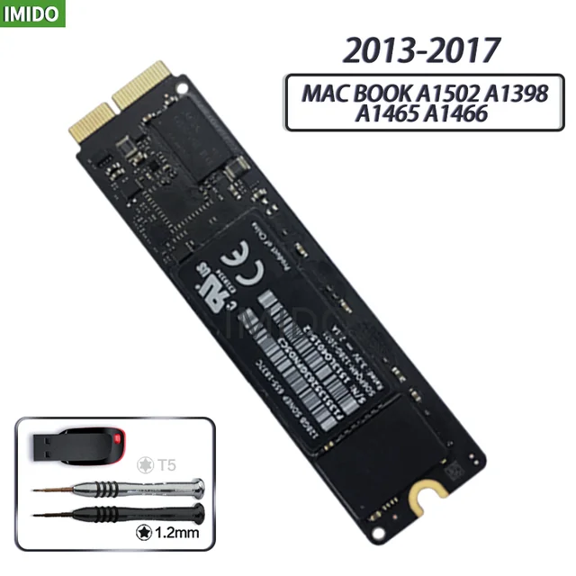Oryginalny dysk SSD 128 GB 256 GB 512 GB 1 TB do Macbooka Pro Retina A1502 A1398 Macbook Air A1465 A1466 z 2013 roku 2014 2015