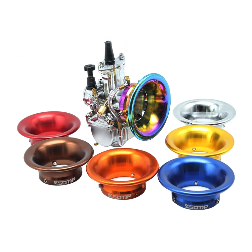 ALCON-Air Filter Cup 50mm Carburetor Wind Cup Color Horn Cup 50mm Fit Most 21/24/26/28/30mm Carburetor High Quality New