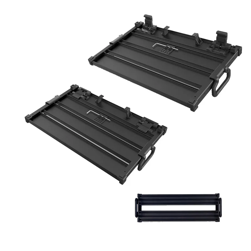 Guitar pedal boards aluminum alloy With collapsible under-chassis space-saving and portable for guitar performance Carry Bag