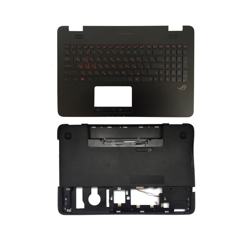 Russian backlit laptop keyboard for Asus GL551 GL551J GL551JK GL551JM GL551JW GL551JX GL551V Palmrest Upper/Bottom case cover