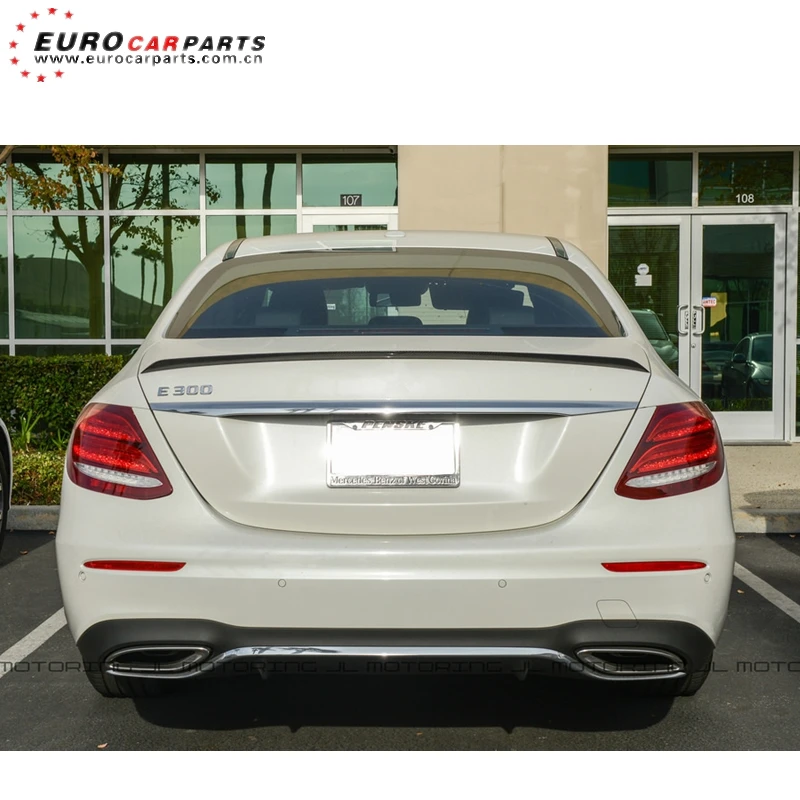 w213 trunk spoiler fit for E-class W213 2017-2018year to E63 style PP/ carbon fiber E63 spoiler