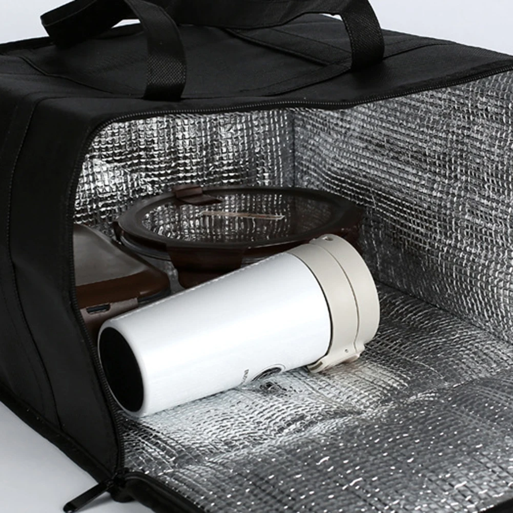 Hot Portable Insulated Thermal Lunch Bags Folding Fashion Picnic Cooler Lunch Bag Insulated Travel Food Tote Bags Box - Image 4