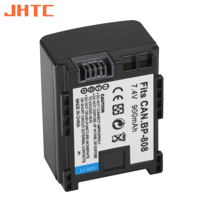 BP-808 بطارية BP-809 BP-819 BP-827 لكانون FS300 FS100 XA10 VIXIA HG20 HF21 HF S11 HF S10 HF11 BP808 BP 808 بطارية 900mAh
