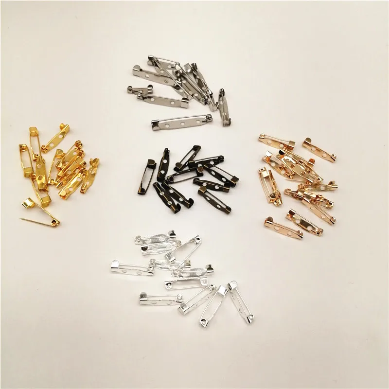 50-100pcs Argento/KC Oro Di Sicurezza Decorativo Spilli Spilla FAI DA TE Risultati Dei Monili di Sicurezza Spilli Per Distintivi e Simboli Gioielli