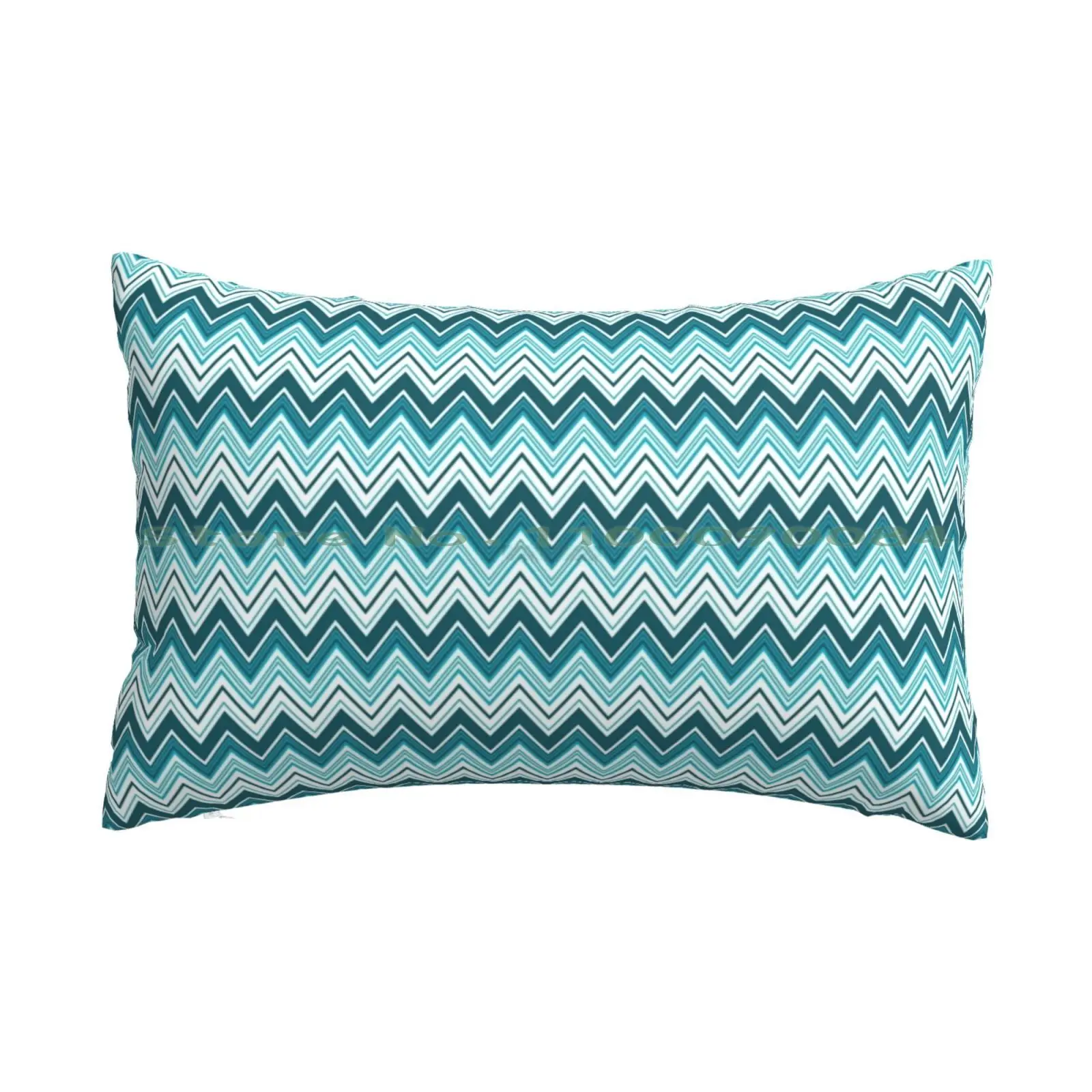 Aqua Teal Pattern Pillow Case 20x30 50*75 Sofa Bedroom Traveller Travelling Departure Arrival Airport Terminal Flying Airplane