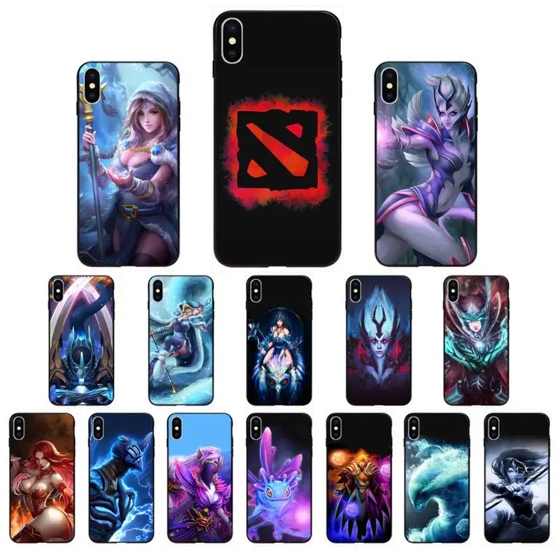 YNDFCNB for boys game dota 2 Phone Case for iphone 11 12 Mini Pro Max X XS MAX 6 6s 7 8 Plus 5 5S 5SE XR SE2020
