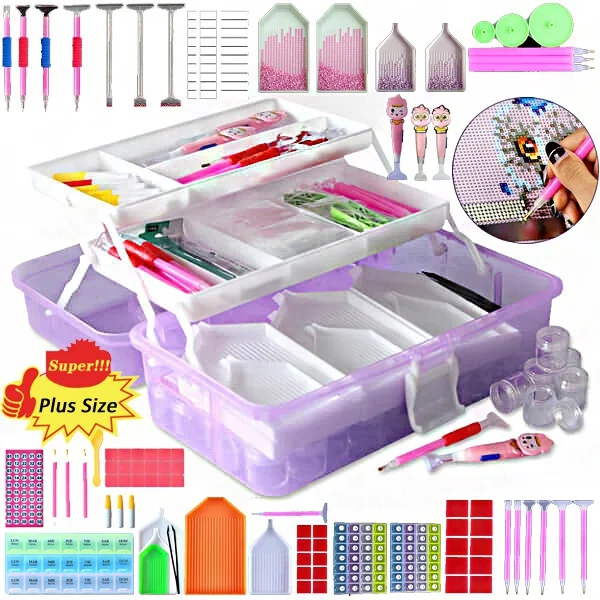 

5D DIY Diamond Painting Cross Stitch Craft Tool Art Embroidery Accessories Kits