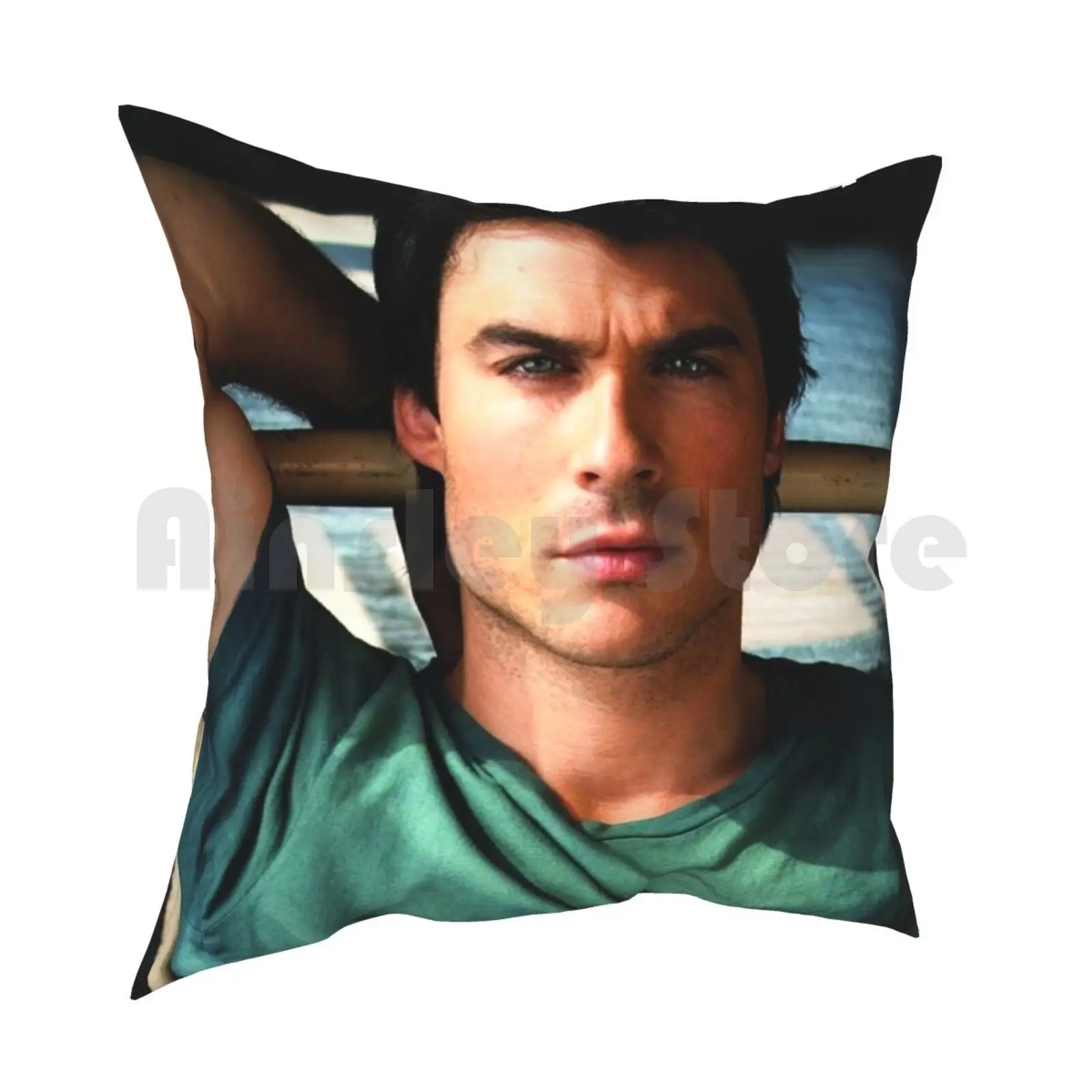 Ian Somerhalder Pillow Case Printed Home Soft DIY Pillow Cover Ian Somerhalder Ian Somerhalder