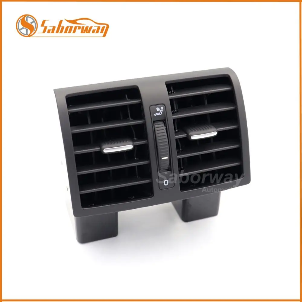 Saborway New Black Rear Air Conditioning Air Outlet For Touran Caddy 1TD 819 203 A 1TD819203A