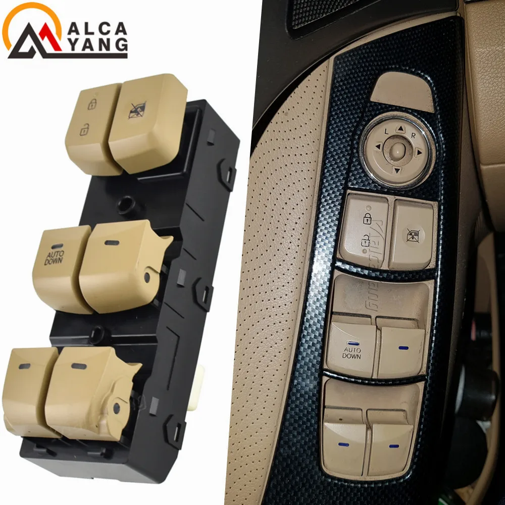 High Quality Electric Power Window Master Switch For Hyundai 2012 2013 2014 2015 2016 Elantra Lang Move 93570-4V000 935704V000 .