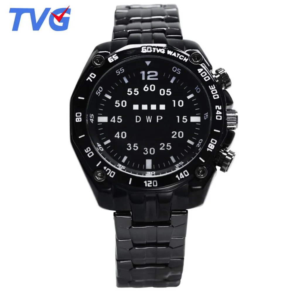 TVG Men Watches Men Led Digital Watches Stainless Steel Electronic Wristwatch Men Sports Watches Relogio Masculino reloj hombre