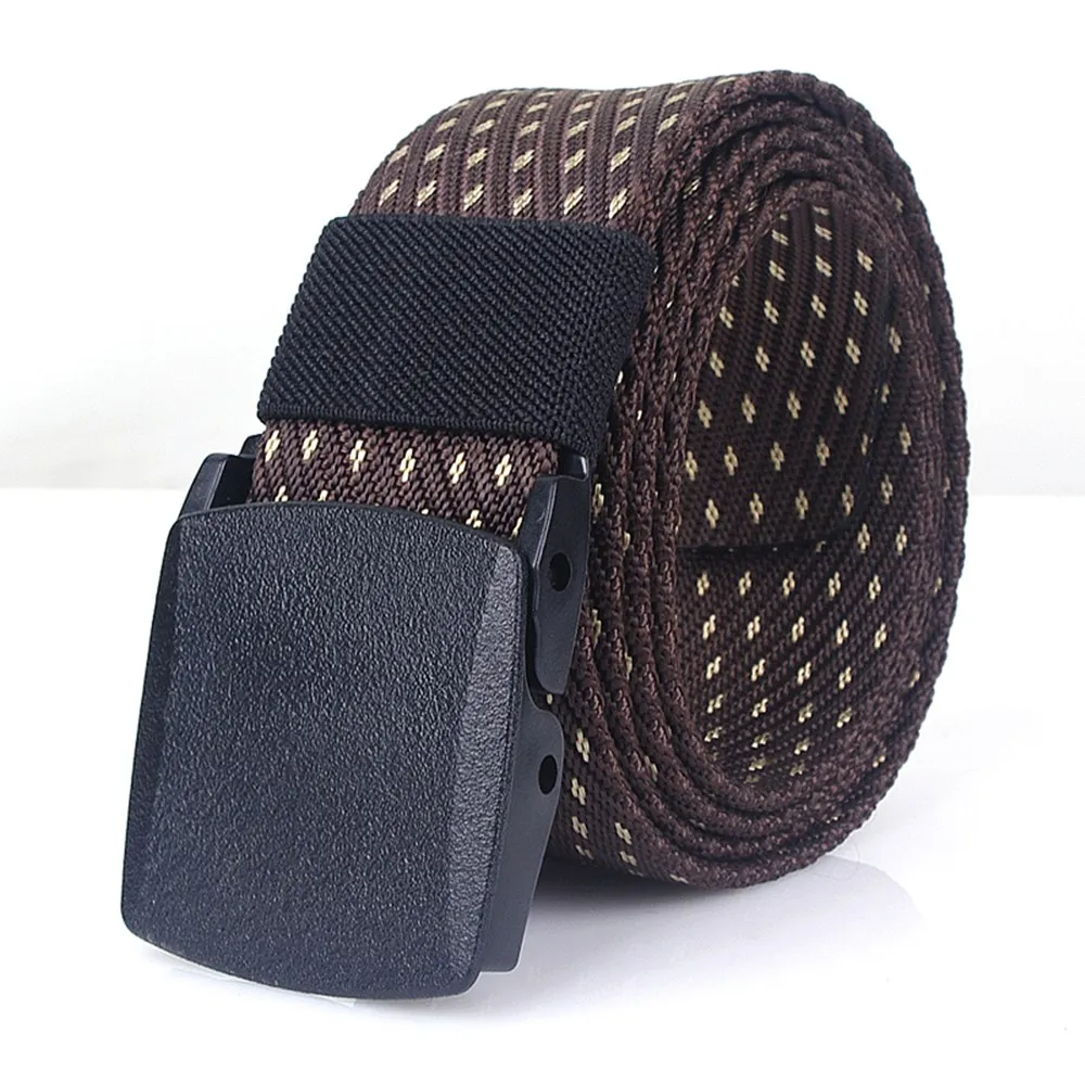 Military Training Mens Belt Outdoor Travel Tactics Casual Canvas Designer Belts Luxury Fashion Pants Accessories Gifts for Men