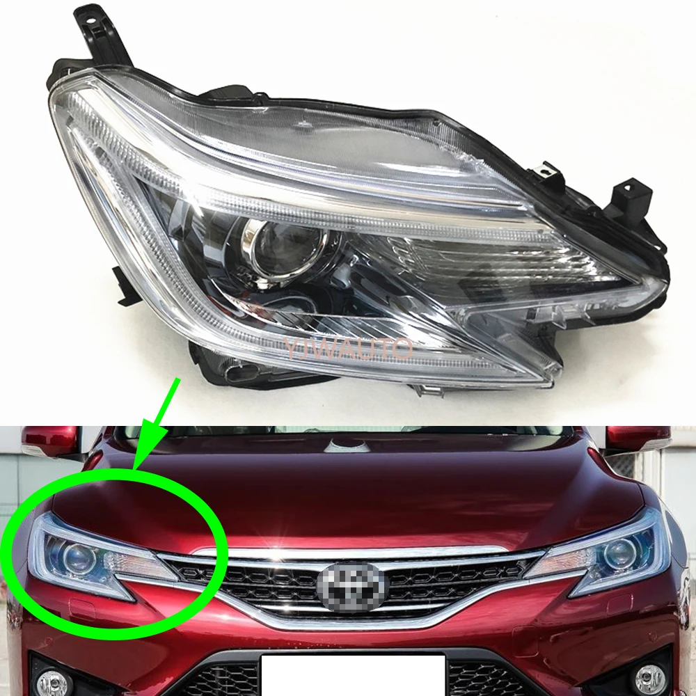 

Headlight Assembly For Toyota Mark X Reiz 2013~2016 Headlamp Replace Daytime Running Whole Car Light Auto Assembly