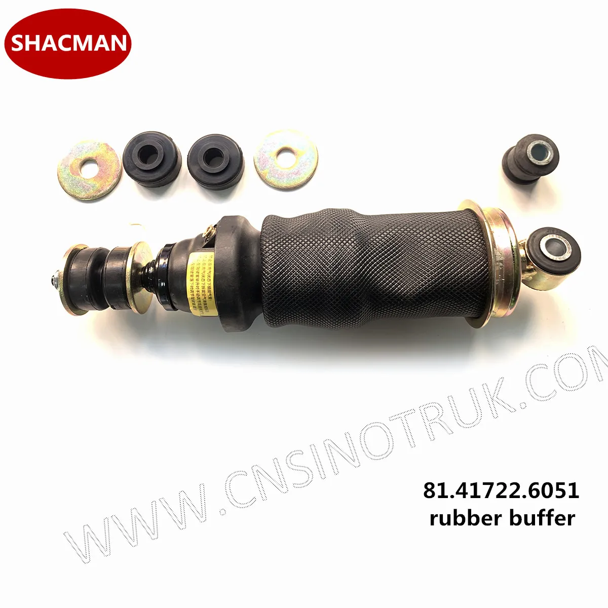 81.41722.6051 rubber buffer for SHACMAN front suspension airbag Air spring rubber cushion bushing truck parts Shock absorber