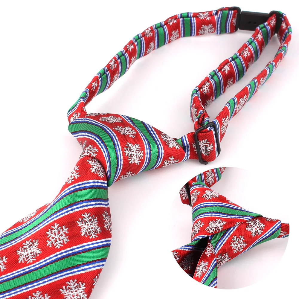 Christmas Ties Casual Skinny Necktie For Boys Girls Neck Tie Snowflake Necktie For Children Shirt Neck Wear For Men Women