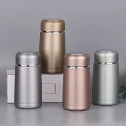 350ml Thermos Cup 304 Stainless Steel Water Bottle Mini Portable Thermos Coffee Vacuum Flasks Tea Milk Coffee Mug