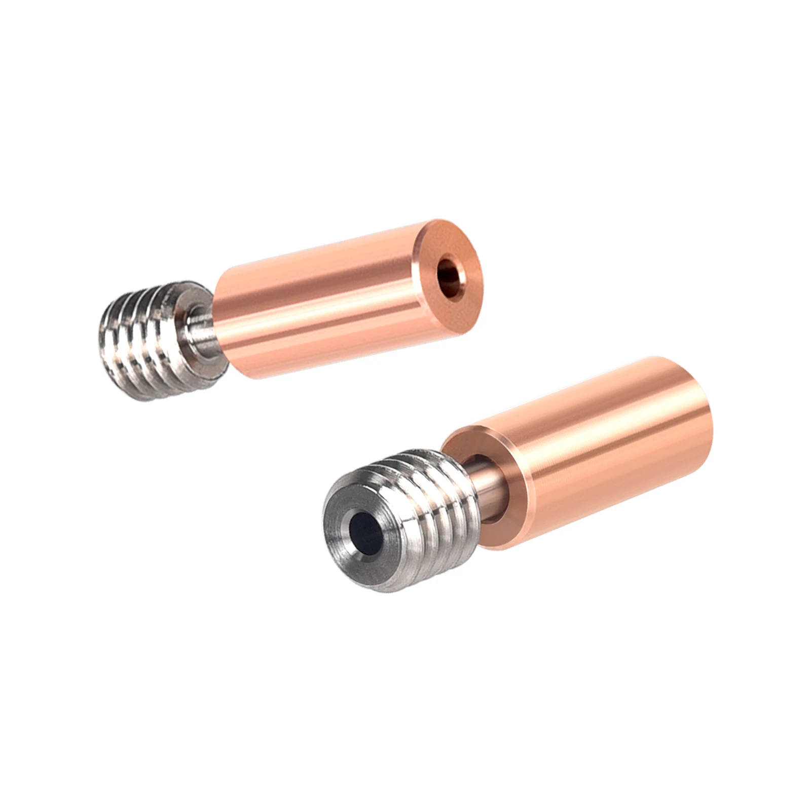 BIQU H2 Tenggorokan Campuran Titanium Baja Tahan Karat Penahan Panas Semua Logam untuk H2 Extruder VS Titan MK8 Hotend Ender3 V2 Bagian Pencetak 3D