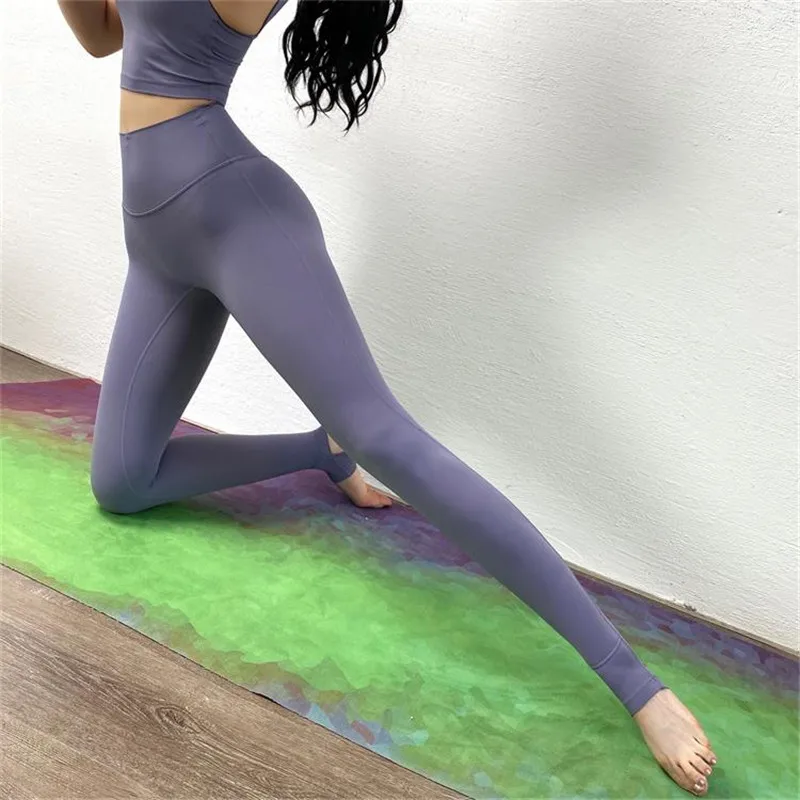 Frauen Leggings Hohe Taille Anti-schweiß Sport Schritt Fuß Hose Gym Enge Sport Fitness Hosen Nahtlose Dance Gym Workout leggings