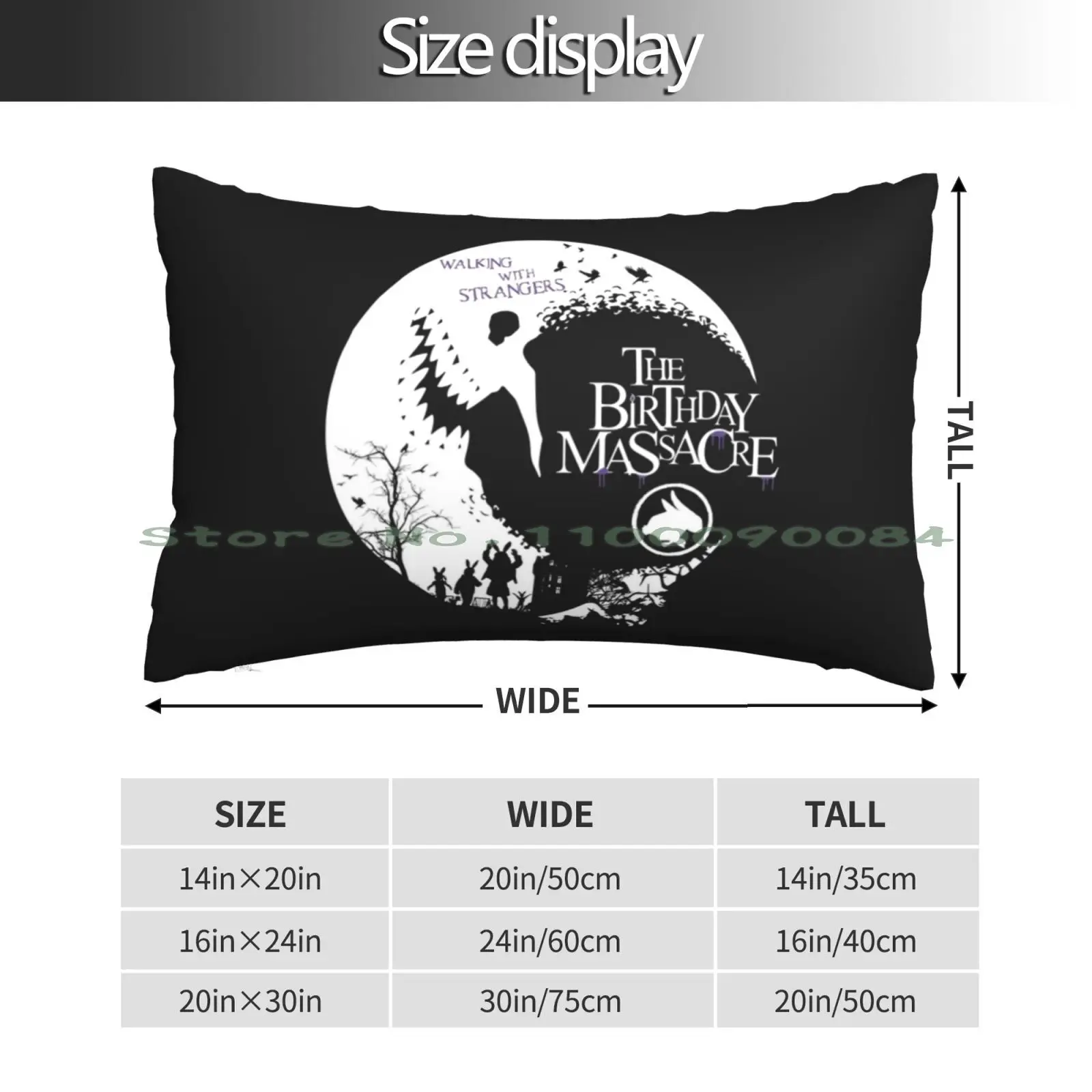 The Birthday Massacre Moon Pillow Case 20x30 50*75 Sofa Bedroom Italia 90 Italy 90 Italy 1990 Tango Etrusco Etrusco Unico