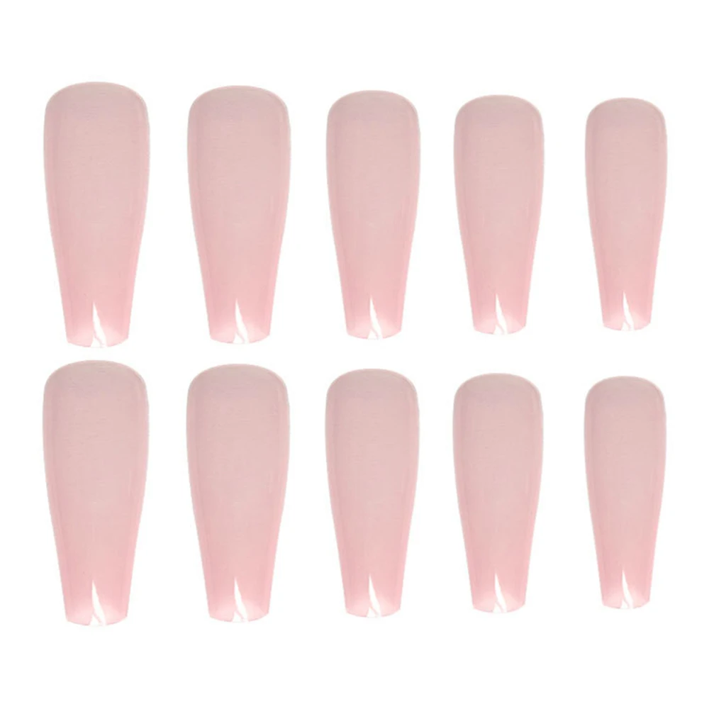 20pcs/Box Detachable Long Coffin Manicure Tool Wearable Nail Tips Fake Nails Ballerina False Nails