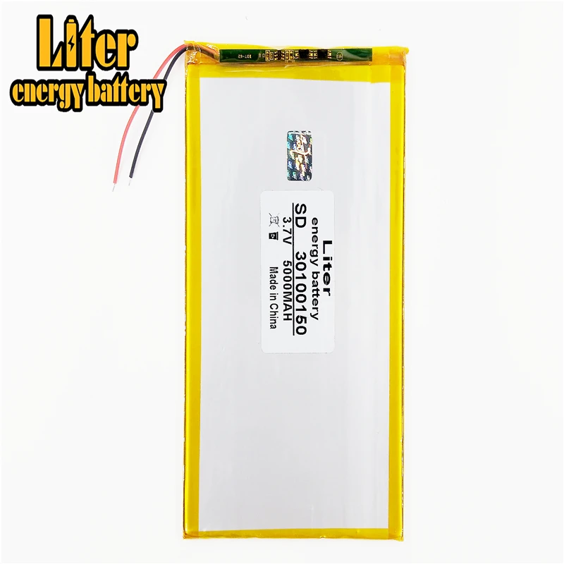 

3 * 100 * 150 30100150 3.7V 5000mah MID super capacity polymer lithium battery 7/8/9/10.1 inch tablet battery