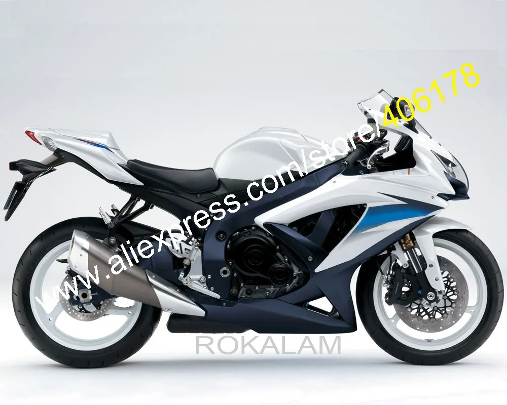 For Suzuki GSXR600/750 08 09 10 GSX-R600/750 K8 2008 2009 2010 Aftermarket Sportsbike Fairing Kit (Injection Molding)