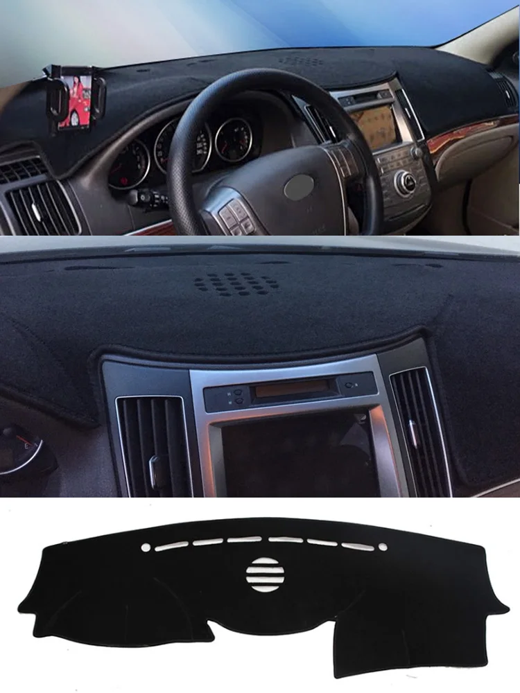 For Hyundai Veracruz Ix55 GLS 2007-13 Dashmat Dashboard Cover Instrument Panel Protective Pad Dash Mat Anti-Dirt Proof Ornaments