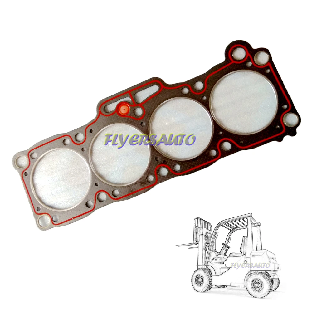 

Gasket cylinder head 2022494 1369874 1360889 for FORD MAZDA FE ENGINE FORKLIFT HYSTER H2.00/2.50/3.00DZ(A466) M4-2.0G