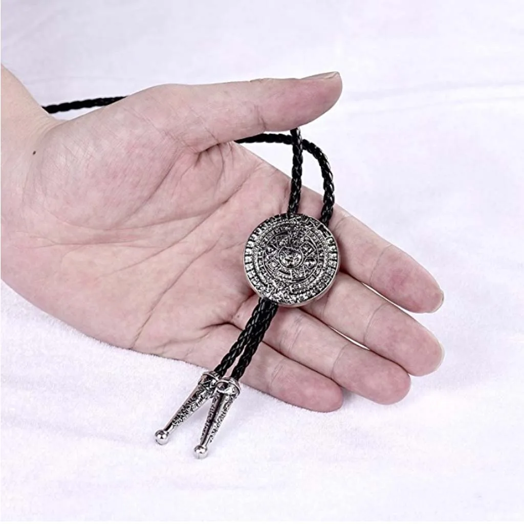 New Mexico Aztec Mayan Solar Calendar bolo Tie bolo Tie