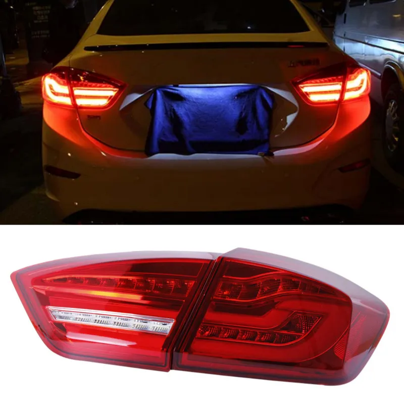 

Car LED Tail Light Taillight For Chevrolet Cruze 2017 2018 Rear Running Light + Brake Light + Reverse Lamp + Dynamic Turn Signal