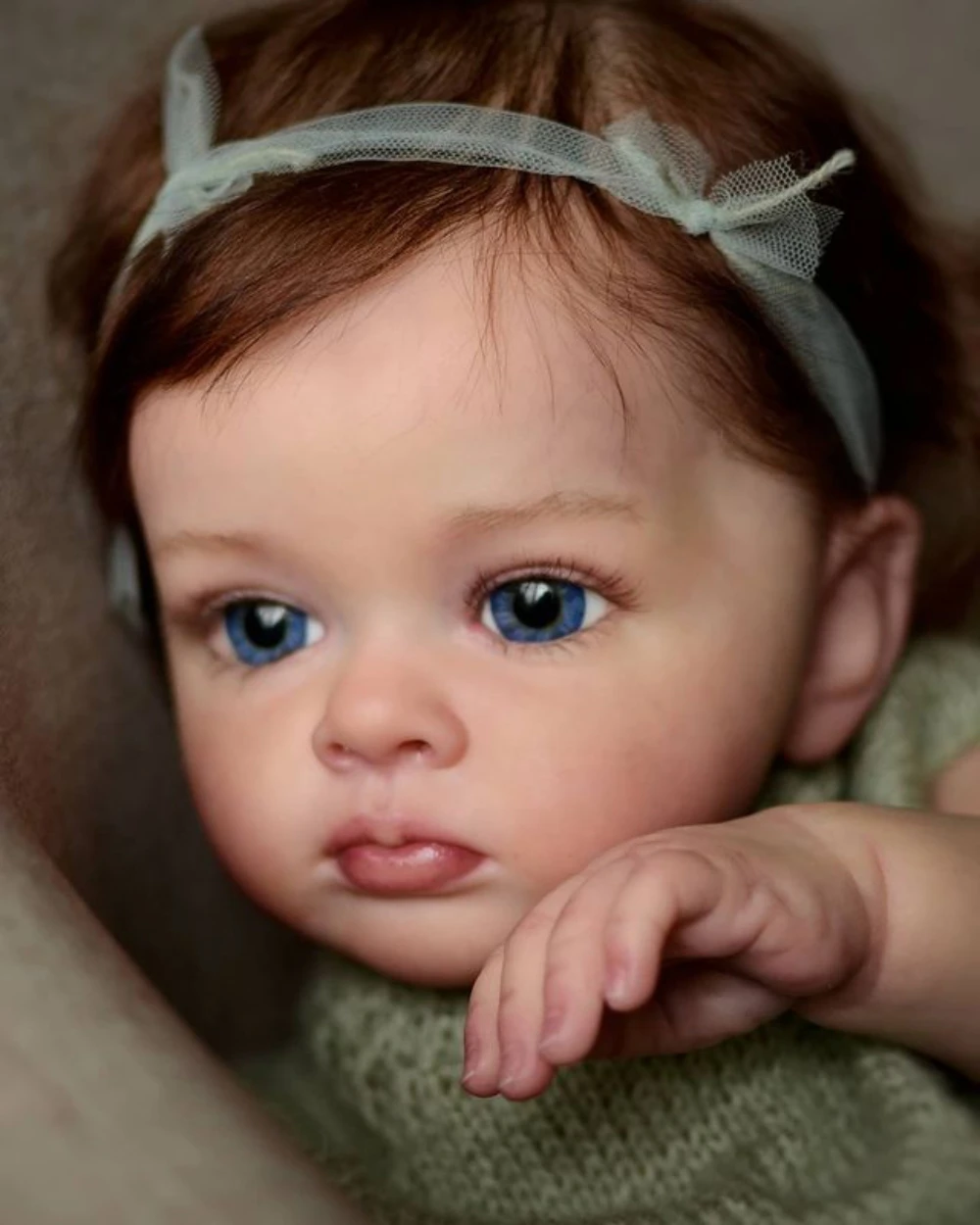 

Bebe 60CM Completed Doll in Picture Reborn Doll Tutti Toddler Girl Hand Paint Doll with Genesis Paint High Quality 3D skin Doll