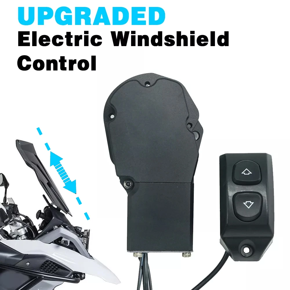 For BMW R1250GS R1200GS Adventure 2013-2021 R1200 R1250 GS LC ADV Windshield Windscreen Electric Elevator Remote Control Switch