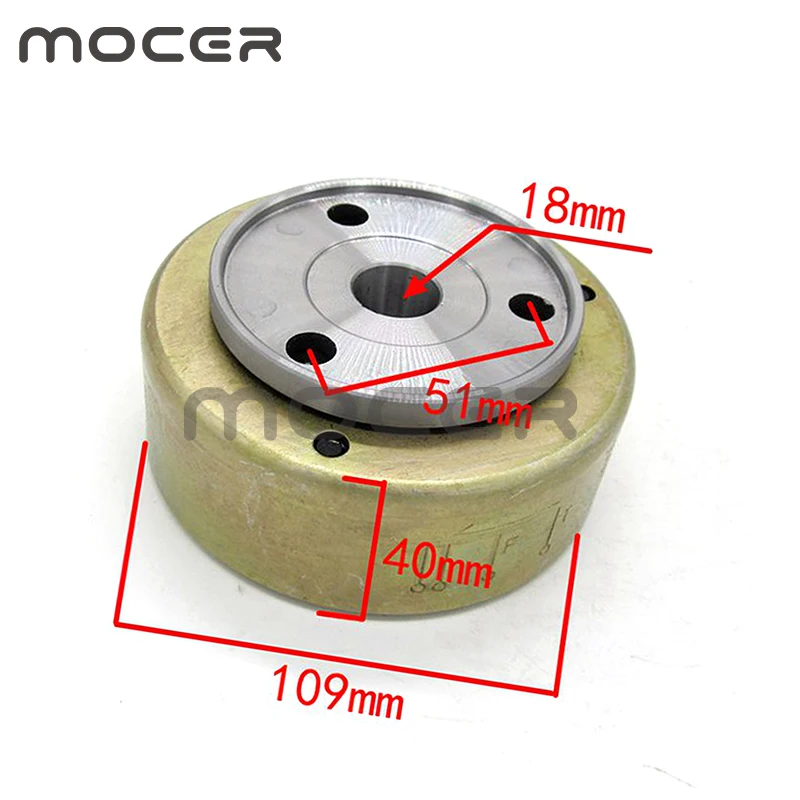 Motorcycle Flywheel Magneto Rotor Generator 110cc 125cc Horizontal Engine